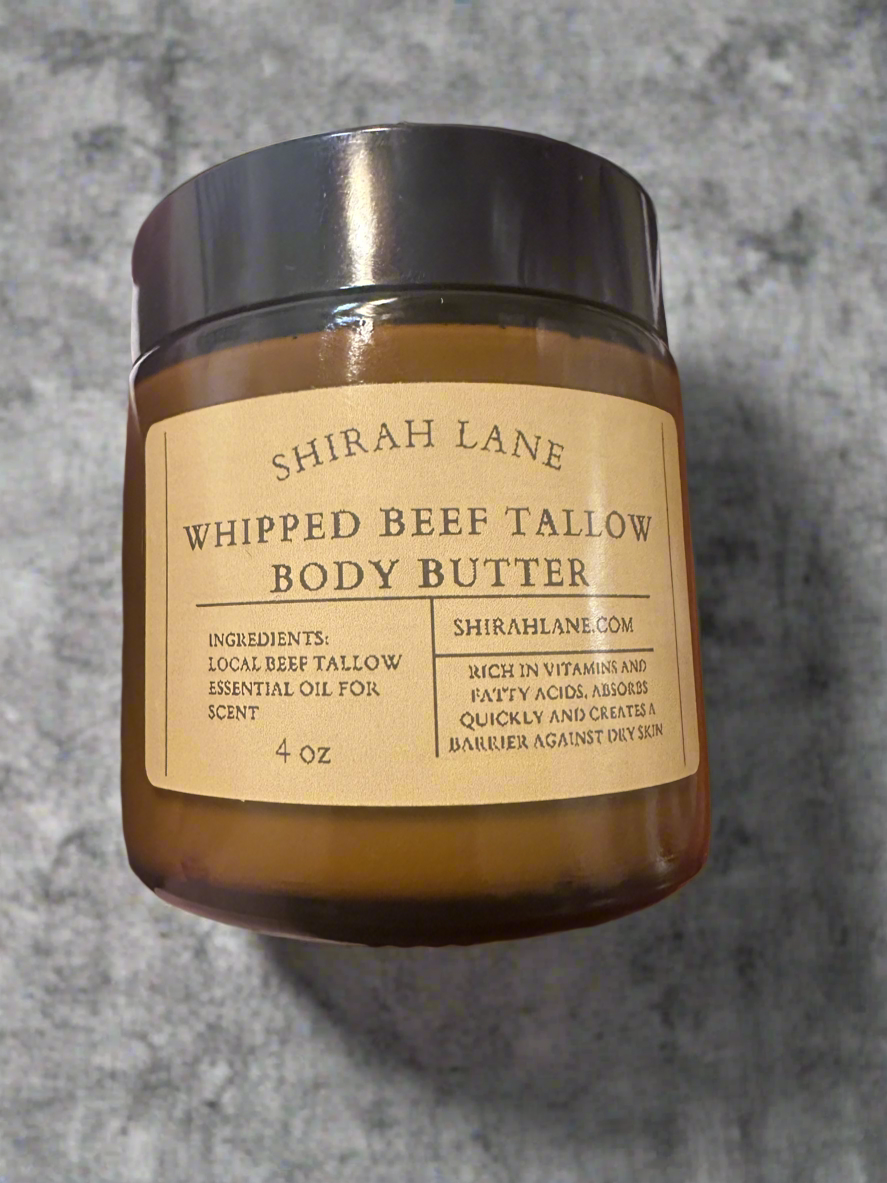 The Health Benefits Of Beef Tallow Body Butter For Skincare - By Shirah Lane